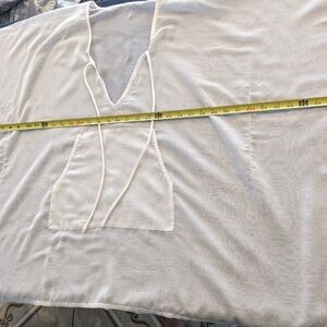 White Women's Tunic Top